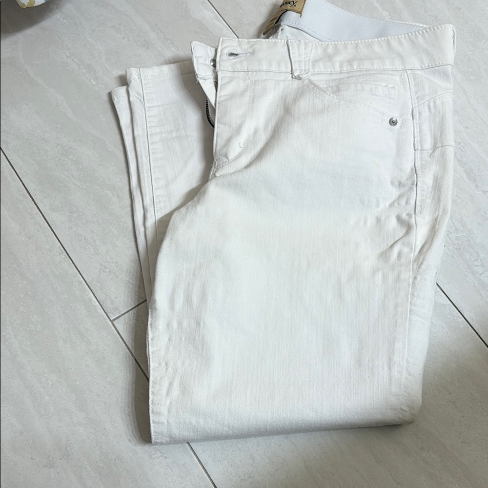 Democracy 'Ab'solution White Jeans
